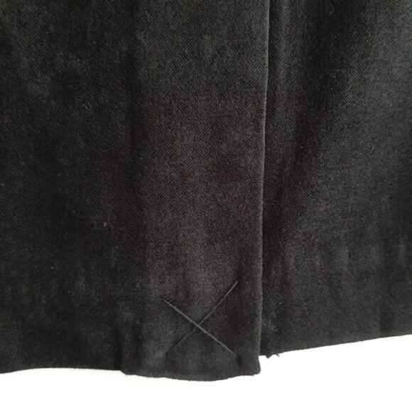 PENNINGTONS NWOT - Faux Suede Soft Maxi Long Length Skirt Back Slit Black Sz 18 - Picture 9 of 10